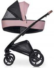 Дитячий візочок 2 в 1 Riko XD Black Edition 03 Energy Pink